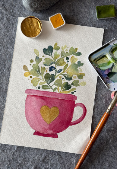 Coffee and Create Watercolour Workshop