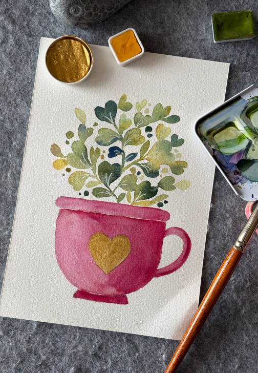 Coffee and Create Watercolour Workshop