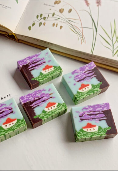 Cold Process Soap Making Class: Landscape Soap