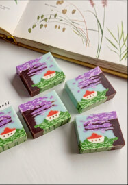 Cold Process Soap Making Class: Landscape Soap