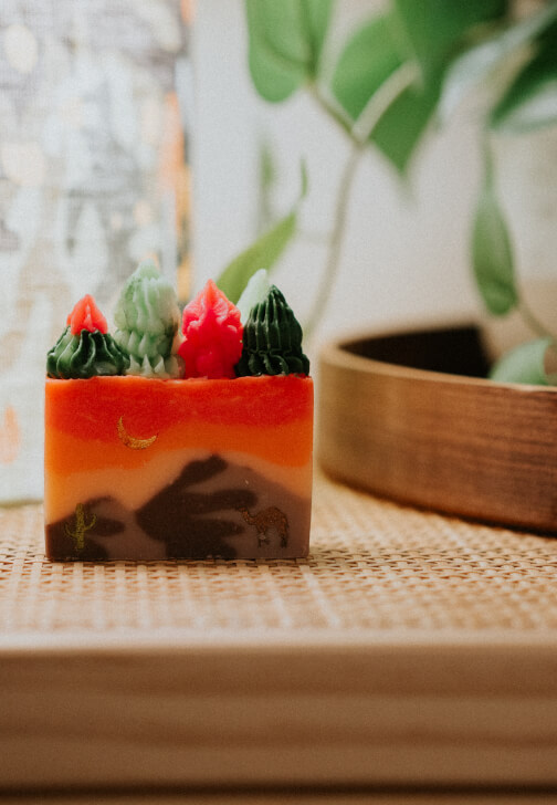 Cold Process Soap Making Class: Landscape Soap