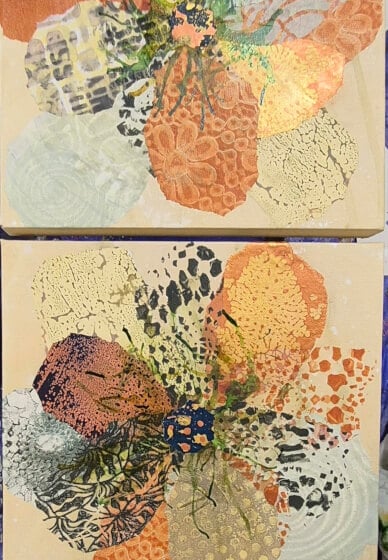 Collage 'Bloom' Workshop with Multi-media Printed Papers