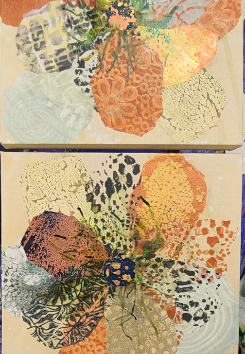 Collage 'Bloom' Workshop with Multi-media Printed Papers