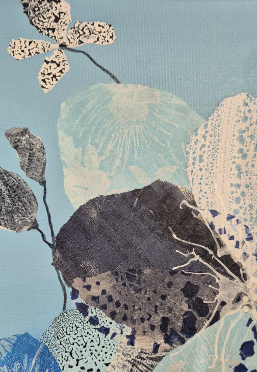 Collage 'Bloom' Workshop with Multi-media Printed Papers