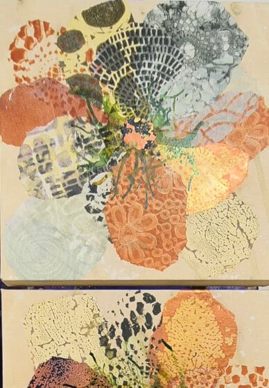 Collage 'Bloom' Workshop with Multi-media Printed Papers