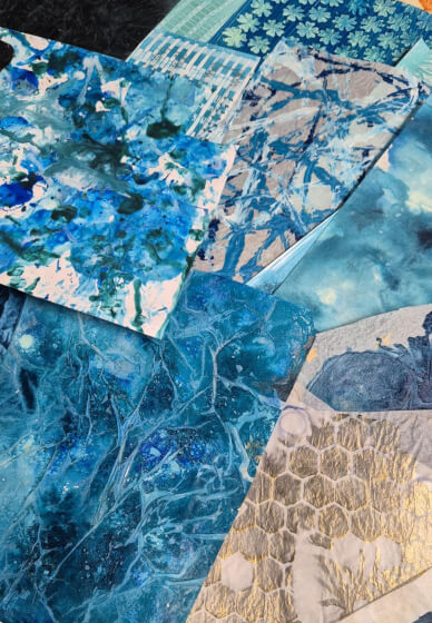 Collage 'Bloom' Workshop with Multi-media Printed Papers