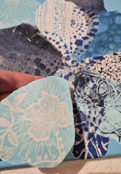 Collage 'Bloom' Workshop with Multi-media Printed Papers