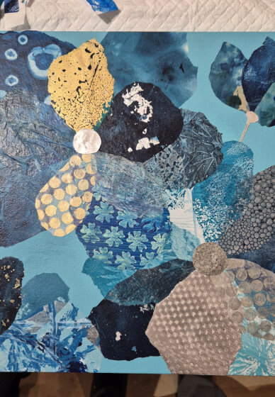 Collage 'Bloom' Workshop with Multi-media Printed Papers