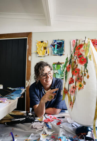 Collage Workshop: Red Tailed Black Cockatoo