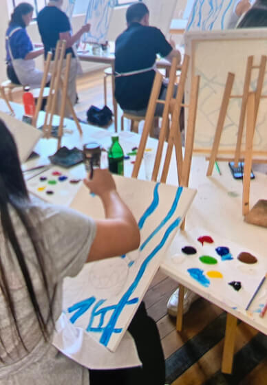 Colour and Canvas Art Painting Class