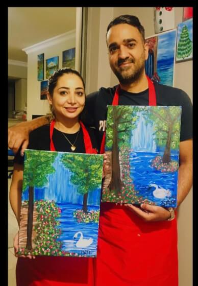 Colour and Canvas Art Painting Class