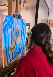 Colour and Canvas Art Painting Class