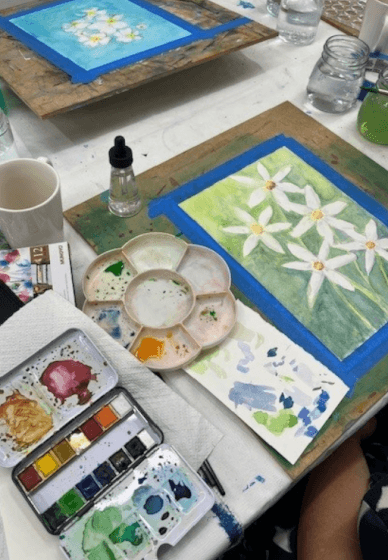 Colour Mixing Watercolours Course
