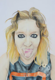 Coloured Pencil Drawing Human Eye Workshop