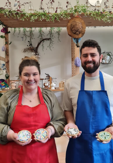 Colourful Mosaic Coaster Workshop