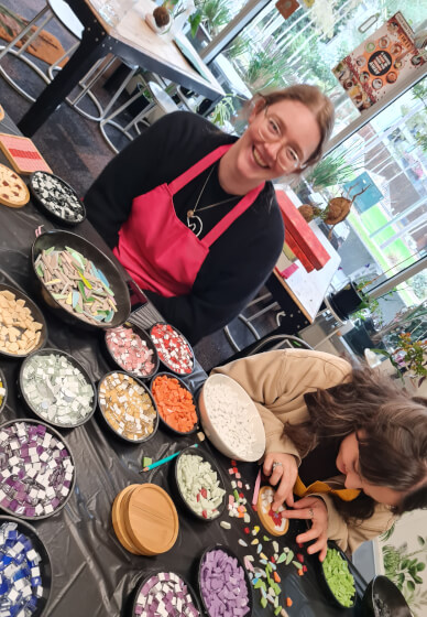 Colourful Mosaic Coaster Workshop