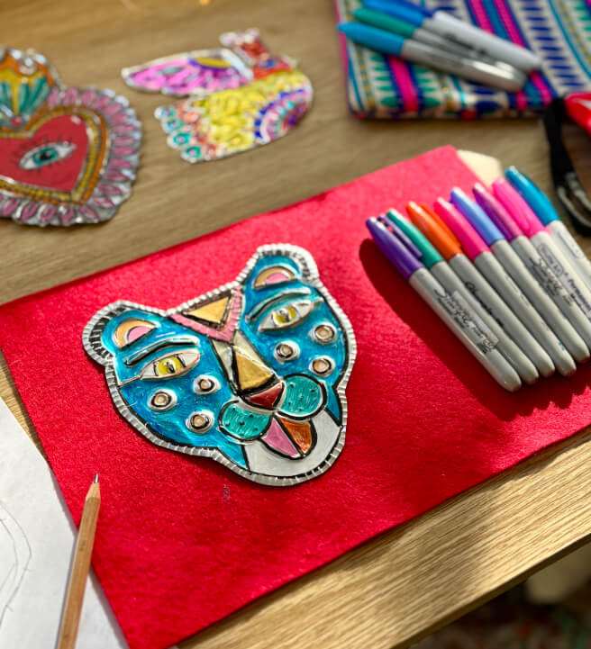 Colourful Tin Art Workshop