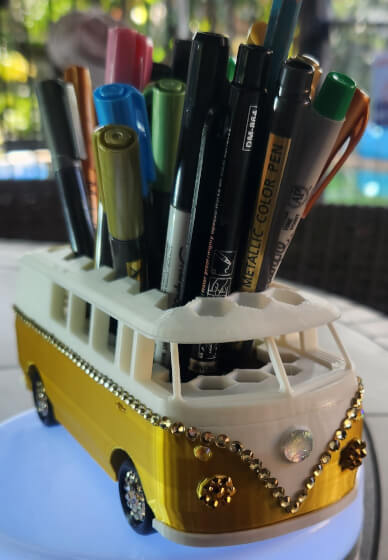 Combi Van Pen Holder Decorating Workshop