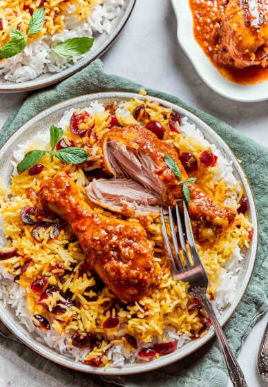 Cook Persian Chicken - Zereshk Polow
