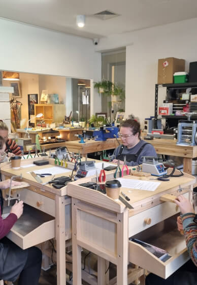 Copper Christmas Decorations Workshop