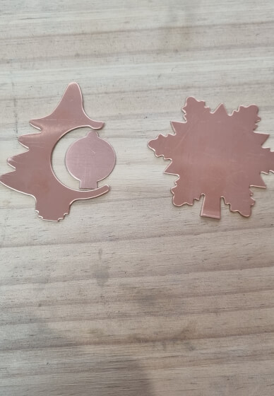 Copper Christmas Decorations Workshop