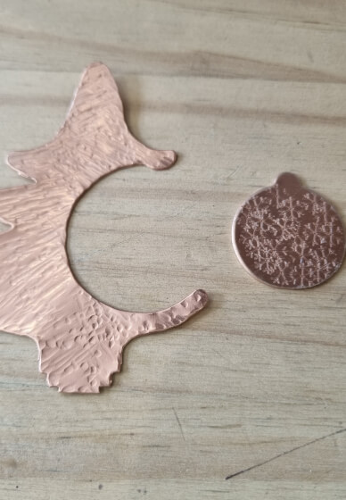 Copper Christmas Decorations Workshop