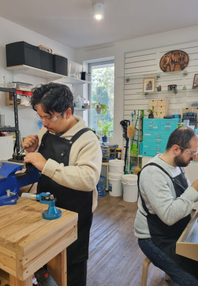 Copper Christmas Decorations Workshop