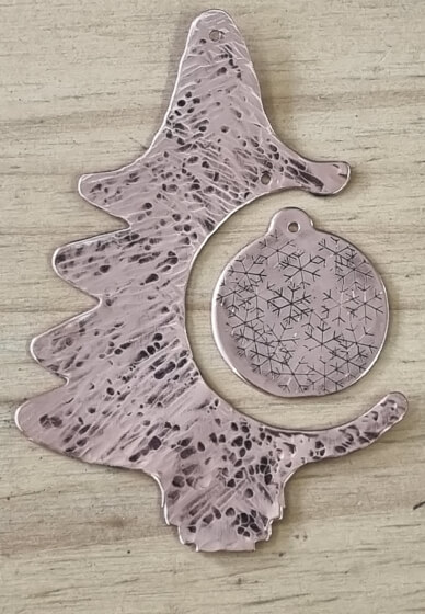 Copper Christmas Decorations Workshop