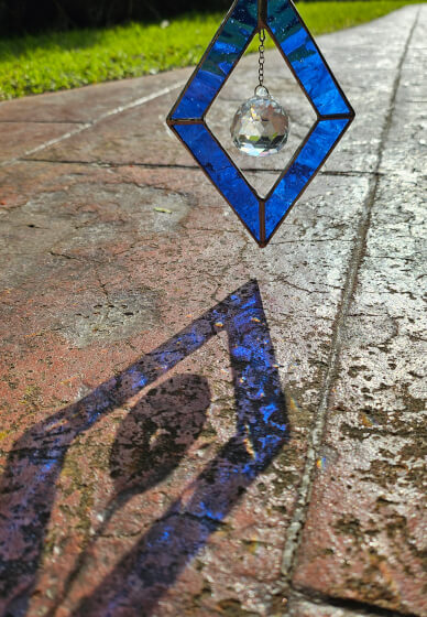Copper Foil Stained Glass Taster Class: Diamond Suncatcher