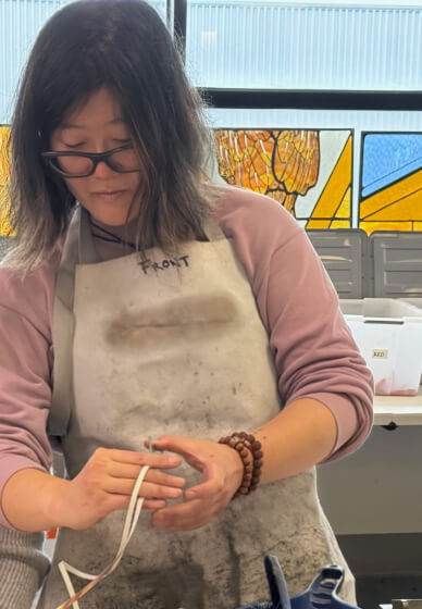 Copper Foil Stained Glass Taster Class: Diamond Suncatcher