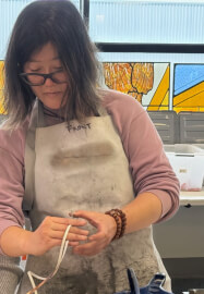 Copper Foil Stained Glass Taster Class: Diamond Suncatcher