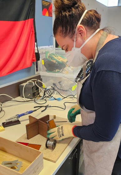 Copper Foil Stained Glass Taster Class: Diamond Suncatcher