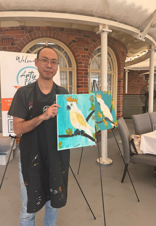 Corporate EOFY Private Paint and Sip Class