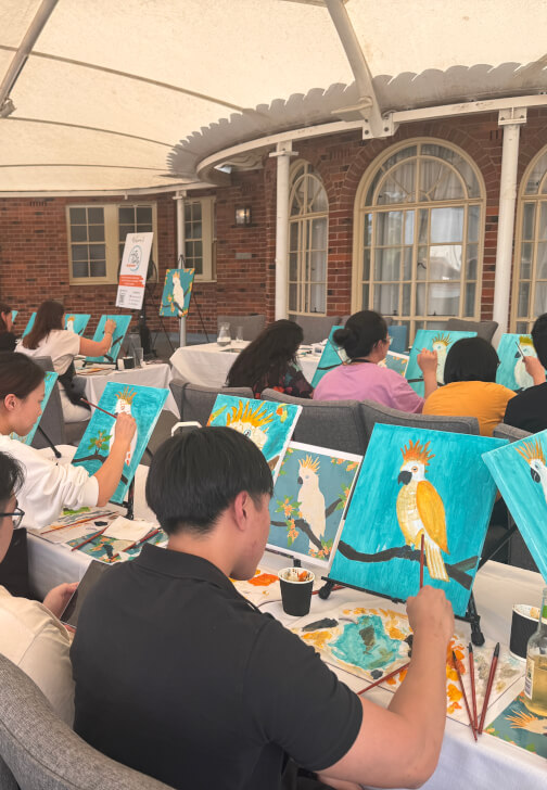 Corporate EOFY Private Paint and Sip Class
