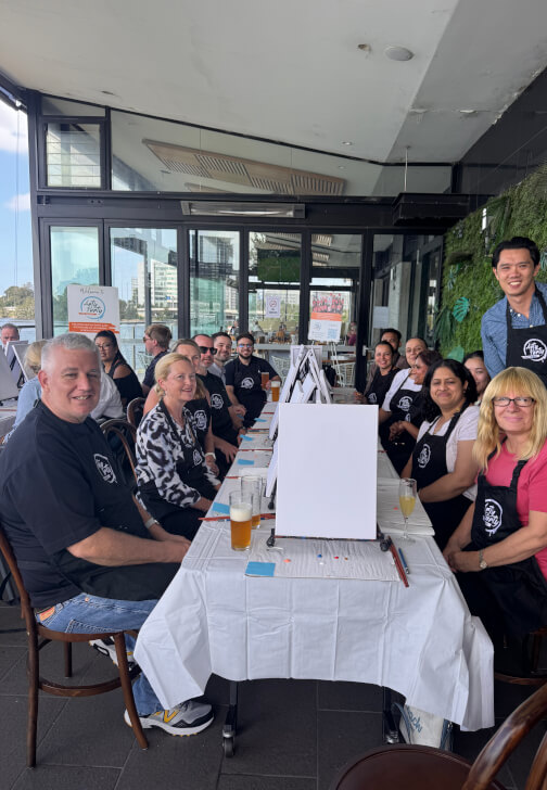 Corporate EOFY Private Paint and Sip Class
