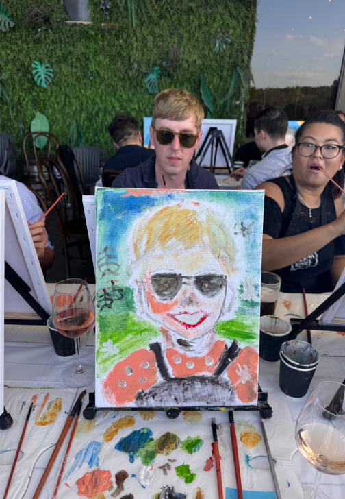 Corporate EOFY Private Paint and Sip Class