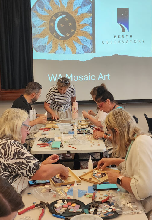 Cosmic Creations: Beginner Mosaic Workshop at Perth Observatory