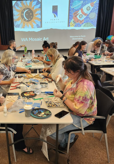 Cosmic Creations: Beginner Mosaic Workshop at Perth Observatory