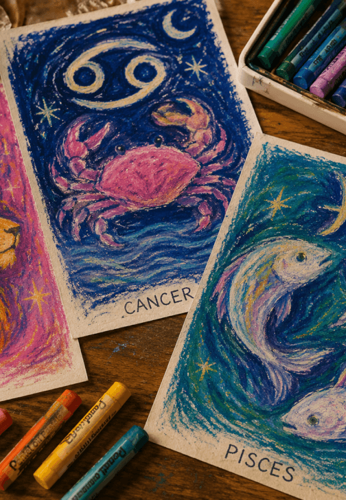 Cosmic Creativity Workshop: Zodiac Art and Tarot Reader