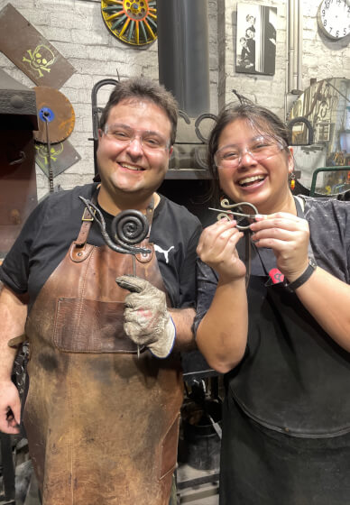 Couples Blacksmithing Workshop