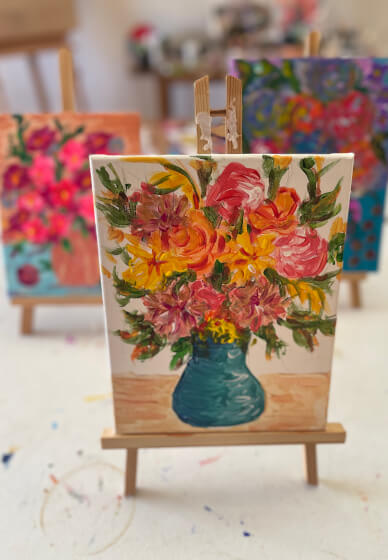 Couture & Canvas: A Floral Art Workshop