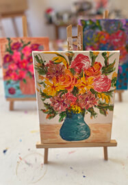 Couture & Canvas: A Floral Art Workshop