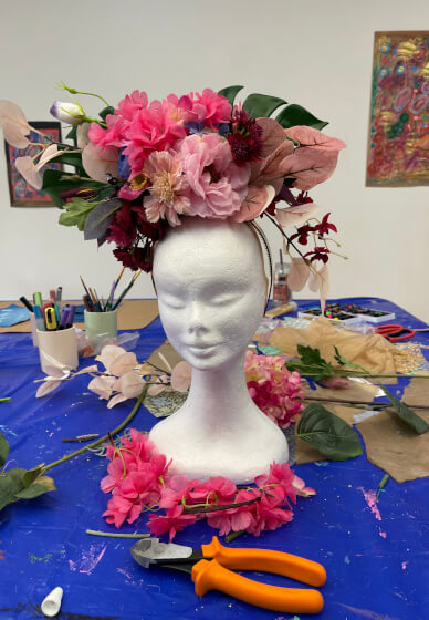 Couture & Canvas: A Floral Art Workshop