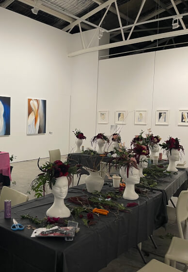 Couture & Canvas: A Floral Art Workshop
