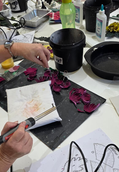 Couture Leather Flowers Workshop