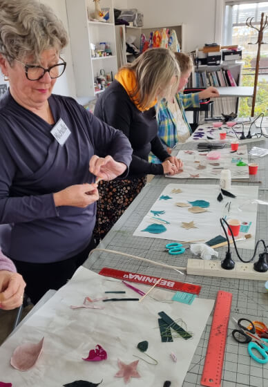 Couture Leather Flowers Workshop