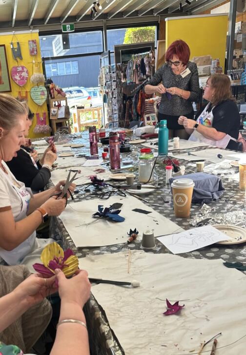 Couture Leather Flowers Workshop