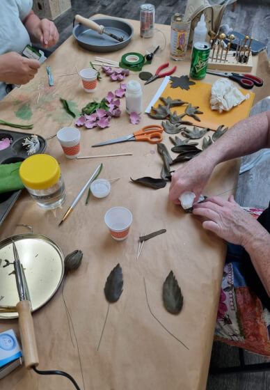 Couture Leather Rose Workshop