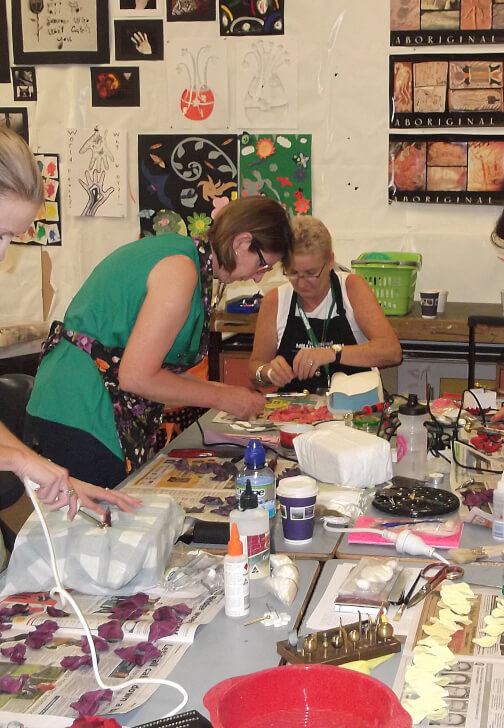 Couture Leather Rose Workshop
