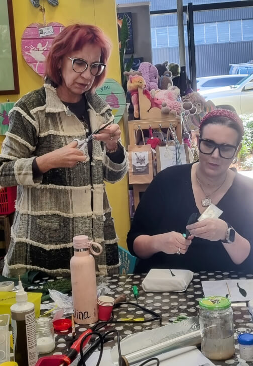 Couture Leather Rose Workshop